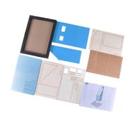 Kit di costruzione in miniatura, kit di montaggio per casa europea, modello in schiuma, funzione creativa, adatto per gli appassionati di decorazioni fai da te, stile B