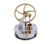 Kit di costruzione per modellini di motori a vapore, trasmissione a ingranaggi in metallo tipo gamma Motore Stirling a bassa temperatura per esperimenti di fisica e scienza, istruzione ed esposizione