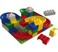 Kit di costruzione per pista per biglie Hubelino, set iniziale da 85 pezzi