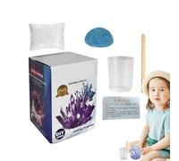 Kit di crescita cristallina | 3 cristalli colorati vibranti per crescere con supporto per il display illuminato | Kit scientifici esperti | Giocattoli educativi, giocattoli per i ragazzi e le ragazze