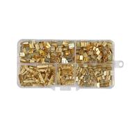 Kit di crimpatura per terminali ad anello in rame a forma di U da 500 pezzi