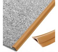 Kit di cucitura del tappeto da pavimento, Bordo autoadesivo for moquette, strisce di transizione for pavimento in PVC tagliabili, bordo avvolgente for tappeto for porta(A,1500cm (49ft))