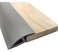 Kit di cucitura del tappeto da pavimento, Striscia autoadesiva for bordi moquette, modanatura flessibile in PVC Soglie di transizione for porta/tappeto(Length 130cm/51.2in)