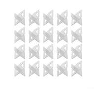 Kit di cunei riutilizzabili in plastica blu per sistema di livellamento delle piastrelle, 100 pezzi, distanziatori a forma di T, per installazione a pavimento e parete, 1 mm a 3 mm, in plastica blu
