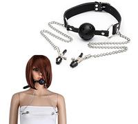 Kit di cuoio fibbia cintura in silicone O-Ring con clip regolabili da donna