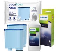 Set per Philips Saeco 3x filtro acqua decalcificante 1 L compresse sgrassanti