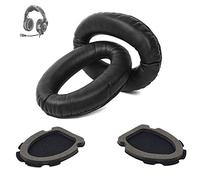 Kit di cuscinetti auricolari di ricambio per cuffie A20, compatibile con cuffie Bose Aviation X A10 A20, cuffie auricolari in memory foam, colore nero