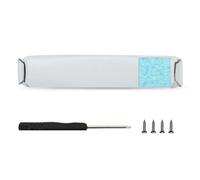 Kit di cuscinetti di ricambio compatibili con cuffie Bose QuietComfort 45 QC45 QC35 QC35 II SE (QC SE), facile installazione fai da te, parti in pelle proteica (bianco)