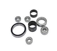Kit di cuscinetti per bicicletta Black Bearing Shimano E8000 Argenté
