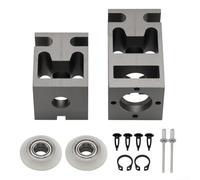 Kit di cuscinetti standard 379060 per Schwintek per Lippert Slide-Out In-Wall in lega di alluminio con rivetti a rullo a V, set di riparazione di ricambio diretto