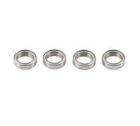 Kit di cuscinetto a sfera RC Hoseonfn 4pcs per crawler automobilistico RC 3S 1/10, cuscinetti in acciaio inossidabile 10x15x4mm per prestazioni precise nei veicoli RC (Nota: