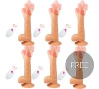 Kit di Cyber Silicock Realistici a Controllo Remoto - Mr John 5 + 1 Gratis