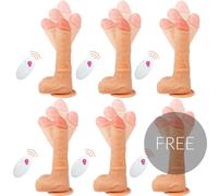 Kit di Cyber Silicock Realistici a Controllo Remoto - Mr Rick 5 + 1 Gratis