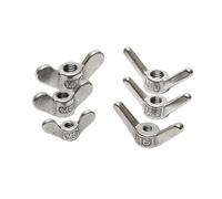 Kit di dadi a farfalla, Confezione multipla di dadi ad alette ad artiglio in acciaio inossidabile 304 piccoli e grandi M4-M12(Big Ear-M4 10pcs)