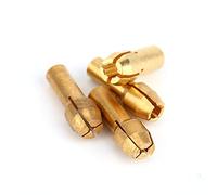Kit di dadi adattatore 4pcs Set di strumenti Brass Collet Grinding Electric Drill Chuck Holder per Rotary 1mm 1.6mm 2.3mm 3.2mm