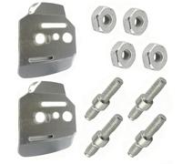 Kit di dadi esagonali con piastra laterale in metallo per motosega Stihl-MS660, compatibile con modelli 044 046, MS440 MS441 MS460, MS650 per la sostituzione di apparecchiature elettriche esterne (2