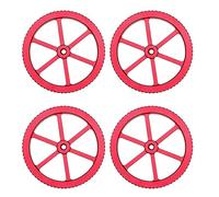 Kit di dadi livellamento in lega alluminio da 4 pezzi for la regolazione Vite M4 dado rosso grande 8 * 20 for stampante 3D Ricambi e accessori per stampanti 3D