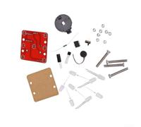 Kit di dadi oscillanti LED fai da te con sensore di vibrazione per | Il motore a vibrazione si attiva quando si scuote, tattile, 7 LED mostrano numeri casuali, gioco divertente