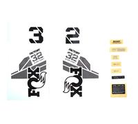 Kit di decalcomanie Fox 2021, 32 SC, F-S, Logo, Fork Nero