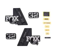 Kit di decalcomanie Fox 2021, 32 SC, P-Se, Logo, Fork Nero