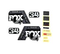 Kit di decalcomanie Fox 2021, 34, E-Bike+, P-SE, Logo, Fork Grigio