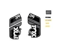 Kit di decalcomanie Fox 2021, 34 SC, P-S, Logo, Fork Grigio