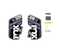 Kit di decalcomanie Fox 2021, 38, P-S, E-Bike+, Logo, Fork Noir