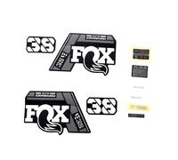 Kit di decalcomanie Fox 2021, 38, P-SE, E-Bike+, Logo, Fork Gris