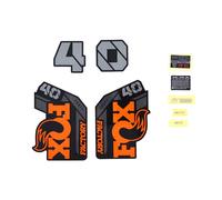 Kit di decalcomanie Fox 2021, 40, F-S, Logo, Fork Arancione