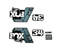 Kit di decalcomanie Fox 2022, 34 SC, P-SE, Logo, Fork Grigio