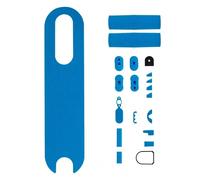 Kit di decorazione in silicone per il monopattino elettrico MI M365, set di accessori che comprende copertura per porta di ricarica, tappo antipolvere e copertura per manubrio Rosso,Giallo,bluPoliclor