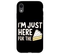 Kit di decorazione per torte con scritta "I'm Just Here For The Cake Frosting" Custodia per iPhone XR