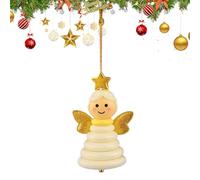 Kit di decorazioni natalizie con bottoni - ABS 10 cm | Kіt di ornamenti cristiani fai-da-te Coń pupazzo di neve e disegni di Babbo Natale | Kiť diBoțtoni artigianali perle vacanze festive, regali per