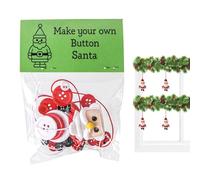 Kit Di Decorazioni Natalizie Con Bottoni | Festività Invernali Educative,Pendente Pupazzo Di Neve Con Bottoni Per Albero Di Natale | per Parete Soggiorno Mensola Ragazzi Adolescenti Adulti
