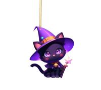 Kit di decorazioni per feste di Halloween Gli ornamenti di Halloween accattivanti portano un'atmosfera misteriosa nella tua casa1 (D, 8x8x1cm)