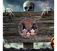 Kit di decorazioni per Halloween L'ultimo accessorio di Halloween: il nostro cartello per porta indispensabile per una celebrazione memorabile! Decorazione spettrale (A, 20 cm)