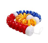 Kit di delimitazione corsie per Piscina, comprensivo di Boe di Sicurezza da 11 cm di Diametro e Corde, Adatto a Piscine, spiagge e corsi d'Acqua: Le Corde Lunghe 1 Metro/3,3 Piedi dividono e