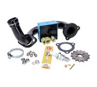 Kit di derestrizione Premium / Scarico nero per Derbi Senda, Aprilia RX 50
