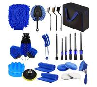 Kit di dettagli auto | Vehicle Interior Duster Set - Portatile multifunzione auto - Strumenti di dettaglio - Supporta la lucidatura antigraffio con tecnologia in microfibra kit per la manutenzione di