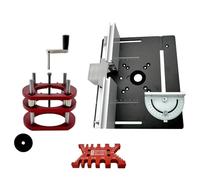 Kit di di router in metallo, di sollevamento del router in metallo - Elevatore del router in alluminio con superiore - di sollevamento manuale di inserimento del tavolo da