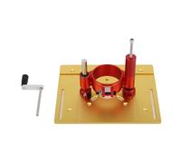 Kit di di sollevamento router piastra di base insert nera per il sollevamento manuale della tavolo router (Or)