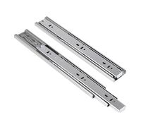 Kit di diapositive del cassetto, 2 guide for cassetti con chiusura ammortizzata, estensione completa, cuscinetti a sfera, guida di scorrimento automatica(D cold rolled steel,14inch (35cm))