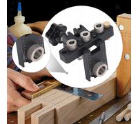 Kit di dime per tasselli 3 in 1, set di modelli per trapano per lavorazione del