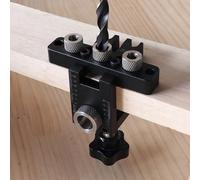 Kit di dime per tasselli 3 in 1, set di modelli per trapano per lavorazione del