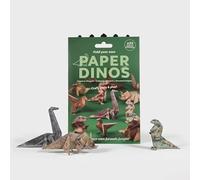 Kit di dinosauri di carta fai da te - 35 fogli di carta origami per piegare figure di dinosauro, divertente attività di artigianato in carta per adulti e bambini, decorazione creativa da scrivania e
