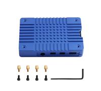 Kit di Dissipatori di Calore In Alluminio per Raspberry Pi 4 Modello B, Scatola con Guscio In Metallo per RPI 4B Modello B, Custodia con Coperchio In