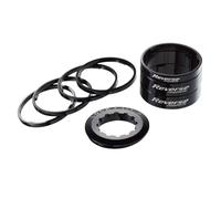 Reverse Components Single Speed Spacer Argento Black