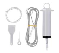 Kit di dragaggio per frigorifero, strumento di pulizia riutilizzabile per rimuovere gli intasamenti del foro di scarico del frigorifero, kit di sblocco dello scarico del frigorifero, kit anti