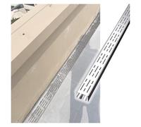 Kit Di Drenaggio For Canale Sottile Da 2, 4, 6, 8 Pollici For Esterni, Drenaggio A Trincea Stretta For Vialetto, Tubo Di Grondaia Interrato Con Griglia(15x8cm(5.9x3.1in))