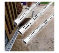 Kit Di Drenaggio For Canalette Sottili Da 39 Pollici For Esterni, Confezione Da 1, 3, 5, Drenaggio A Basso Profilo/drenaggi A Canaletta Francese Stretti(3PACK,10x3cm(3.9x1.2in))